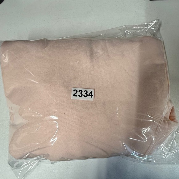 Adidas originals Peace sign Trifoil Hoodie Peachy Pink Fleece Pullover Size 2XL - Picture 7 of 7